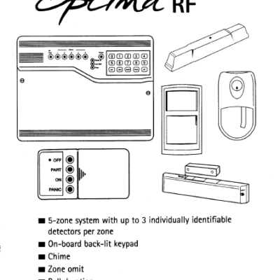 Optima RF User Manual