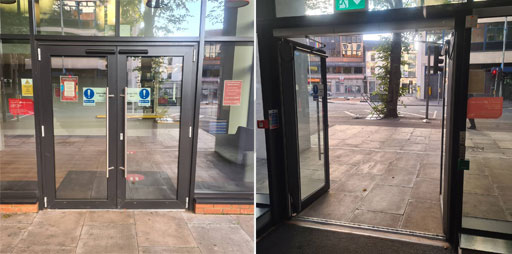 Automatic doors installation Belfast