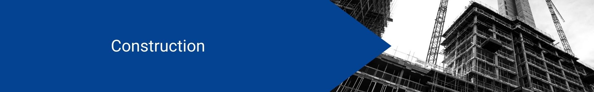 Construction sector banner